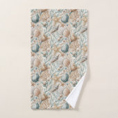 Pastel Nautilus Handdoek Lichtbruin Zeekant Aanrak (Handdoek)