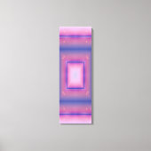 Pastel Neon Portal Kaleidoscope Wall Art Canvas Afdruk (Voorkant)