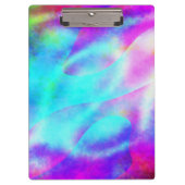 Pastel Neon Rainbow Gradient Art Klembord (Voorkant)