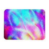 Pastel Neon Rainbow Gradient Art Magneet (Horizontaal)