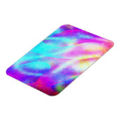 Pastel Neon Rainbow Gradient Art Magneet (Linkerzijde)