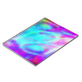 Pastel Neon Rainbow Gradient Art Notitieboek (Linkerzijde)
