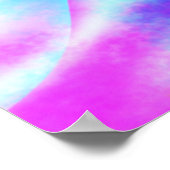 Pastel Neon Rainbow Gradient Art Poster (Hoek)