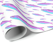 Pastel Neon Sardines Cadeaupapier (Rol Hoek)