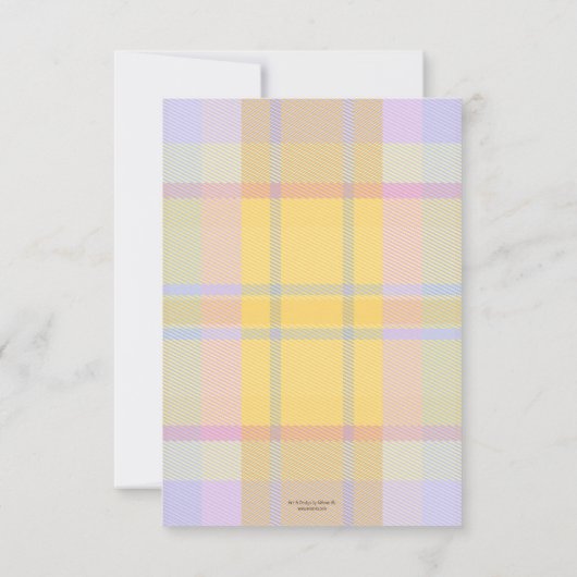 Pastel Neutrale Baby Foto: Hartelijk dank Bedankkaart (Achterkant)