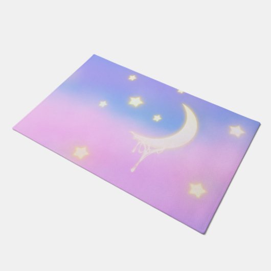 Pastel Night Sky Deurmat (Schuin)