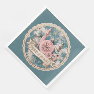 Pastel Nostalgie: Glasornamenten uit het midden va Servet