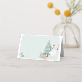 Pastel Notenkraker Baby shower Place Card Plaatskaartje