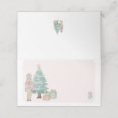 Pastel Notenkraker Baby shower Place Card Plaatskaartje (Buitenkant ongevouwen)