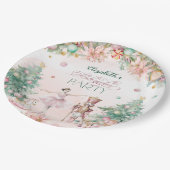 Pastel Notenkraker Ballerina Verjaardagsfeest Papieren Bordje (Gekanteld)