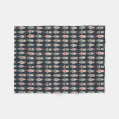 Pastel Notenkraker Fleece Deken (Voorkant (Horizontaal))