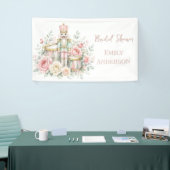 Pastel Notenkraker Kerst Bruidsdouche Welkom Spandoek (Beurs)