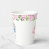 Pastel Notenkraker Kerst Gepersonaliseerd Papieren Bekers (Links)