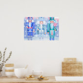 Pastel Notenkraker Koningen Art Print (Keuken)
