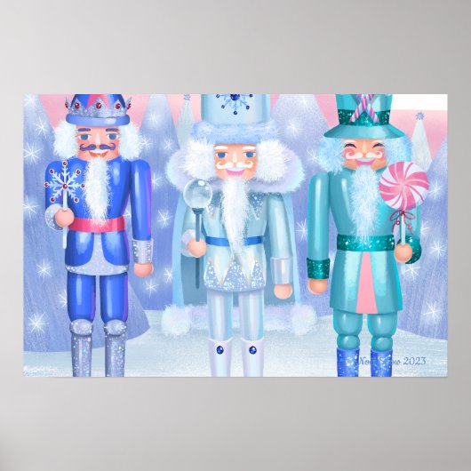 Pastel Notenkraker Koningen Art Print (Voorkant)
