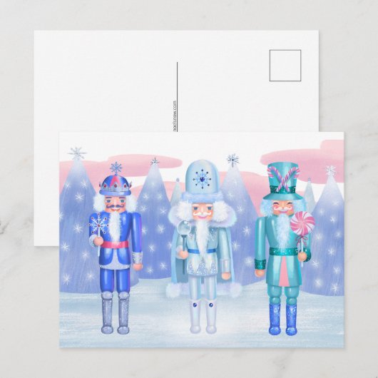 Pastel Notenkraker Koningen Briefkaart (Voorkant / Achterkant)