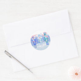 Pastel Notenkraker Koningen Ronde Sticker