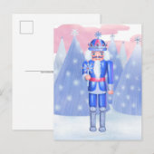 Pastel Notenkraker Snowflake King Briefkaart (Voorkant / Achterkant)