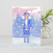 Pastel Notenkraker Snowflake King DIY Blank Kaart (Staand voorkant)