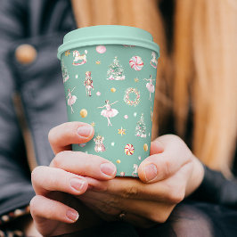 Pastel Notenkraker Verjaardagsfeestje Papieren Bekers