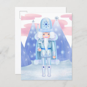 Pastel Notenkraker Winter King Briefkaart