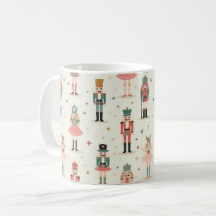 Pastel notenkrakers en ballerina's koffiemok