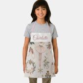 Pastel Nutcracker Ballet Personalized Kids Apron Schort (Insitu)