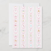 Pastel Nutcracker Sweet Holiday Treats Party Kaart (Achterkant)