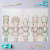 Pastel Nutcracker Toy Collection Watercolor Tissuepapier (Craft)