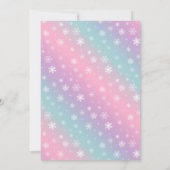 Pastel Nutkraker Familie Feestdagen Partij Kaart (Achterkant)