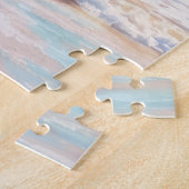 Pastel Oceaangolf Scene Puzzle Legpuzzel (Zijkant)
