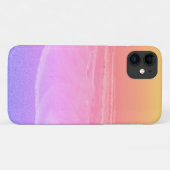 Pastel Ocean Waves Beach iPhone 11 Hoesje (Achterkant (horizontaal))