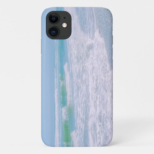 Pastel Ocean Waves Beach iPhone 11 Hoesje (Achterkant)
