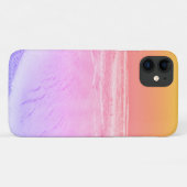 Pastel Ocean Waves Beach iPhone 11 Hoesje (Achterkant (horizontaal))