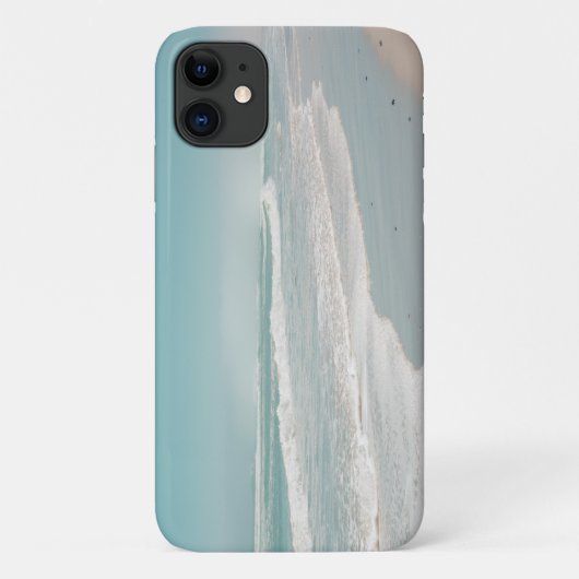 Pastel Ocean Waves Beach iPhone 11 Hoesje (Achterkant)