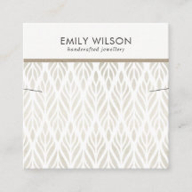 PASTEL OFF WITTE BLOEMEN KETTINGEN ARMBAND DISPLAY