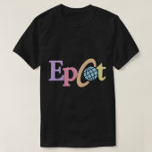 Pastel old Epcot logo Sticker T-shirt (Design voorkant)