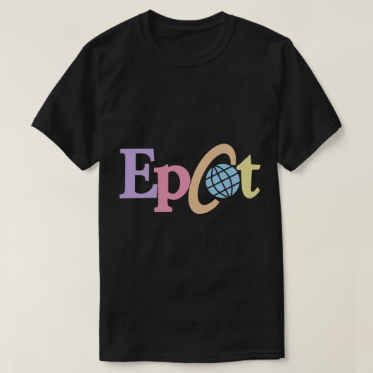 Pastel old Epcot logo Sticker T-shirt (Design voorkant)