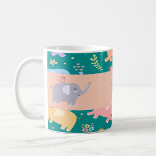 Pastel Olifant Mok