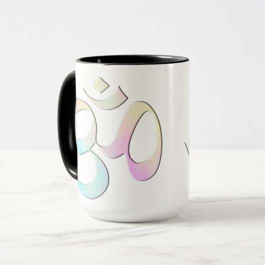 Pastel Om  Mok (Voorkant links)