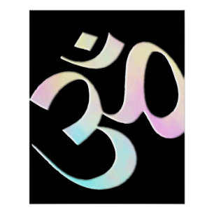 Pastel Om Perfect Poster