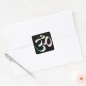 Pastel Om  Vierkante Sticker (Envelop)