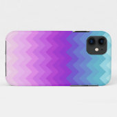 Pastel Ombre Chevron Pattern Case-Mate iPhone Case (Achterkant (horizontaal))