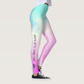 Pastel Ombre Disc Golf Activewear Leggings (Rechts)