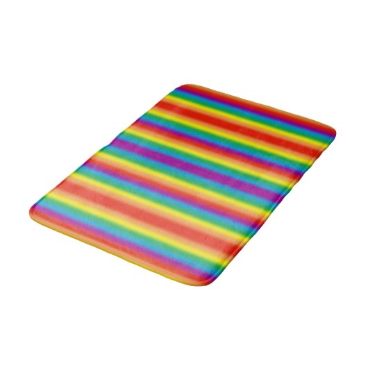 Pastel Ombre Gay LGBT Pride Rainbow Flag Badmat (Gekanteld)