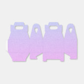 Pastel Ombre Glitter Bedankdoosjes (Uitgevouwen)