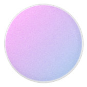 Pastel Ombre Glitter Keramische Knop (Voorkant)
