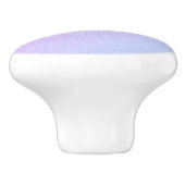 Pastel Ombre Glitter Keramische Knop (Zijkant)