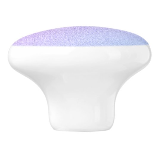 Pastel Ombre Glitter Keramische Knop (Zijkant)