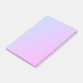 Pastel Ombre Glitter Post-it® Notes (Schuin)